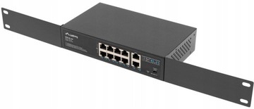 Коммутатор Lanberg 8X 100 МБ POE+/2X 1 ГБ