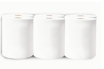 Ręcznik papierowy celuloza Hanke Tissue w opakowaniu 6 szt. biały