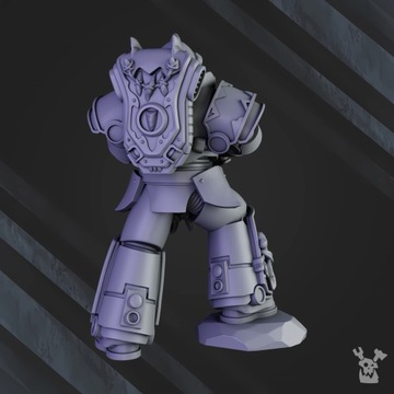 White Megalodon Clan Warriors x5 DakkaDakkaStore