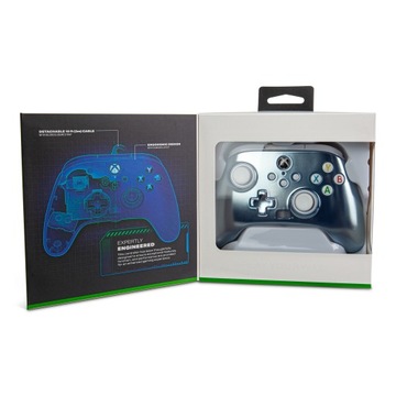 Проводная панель PowerA для Xbox Series X|S|One, металлик