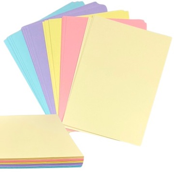 PAPIER KOLOROWY A5 BRYSTOL SZTYWNY 25 ARKUSZY 220 gr