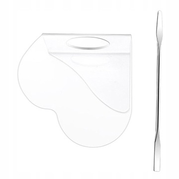 Прозрачные тени для век в форме сердечка с