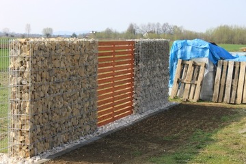 gabion 63cm x 250cm x 24cm Tanio Producent