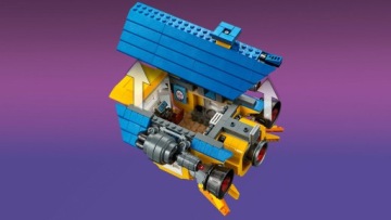 LEGO MOVIE 70831 Дом-ракета Эммета Люси Рекс Китти