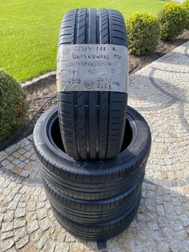 OPONY CONTINENTAL CONTISPORTCONTACT 5 225 45 17 MO 91V 2x7,1mm 2x6,2mm