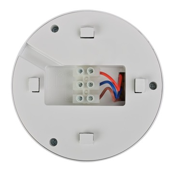 PIR-датчик движения, 360°, 1200 Вт, круглый, для поверхностного монтажа