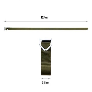ФУНКЦИОНАЛЬНЫЙ ТАКТИЧЕСКИЙ РЕМЕНЬ ДЛЯ КЕМПИНГА Прочный и устойчивый ЗЕЛЕНЫЙ 125 СМ