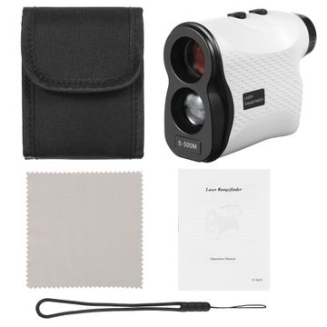 Гольф лазерный дальномер 5-500М Скорость тест, дальномер - белый