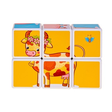 МАГНИТНЫЕ БЛОКИ КУБ ОБРАЗОВАНИЕ ЖИВОТНЫЕ СТРАНА