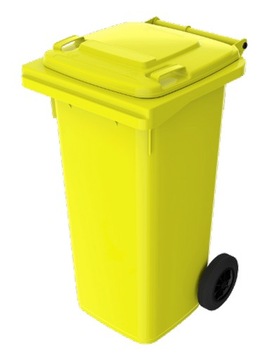 Pojemnik na odpady 120l kosz do segregacji odpadów