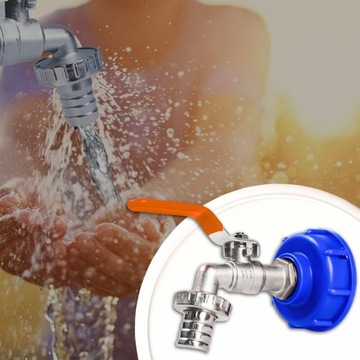 КРАН ШАРОВОЙ КРАН 1/2 ДЮЙМА IBC MAUZER БОЧНАЯ ПРОБКА КРАН ДЛЯ БАКА