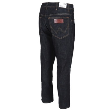 WRANGLER TEXAS SLIM DARK RINSE JEANS - W33 L32