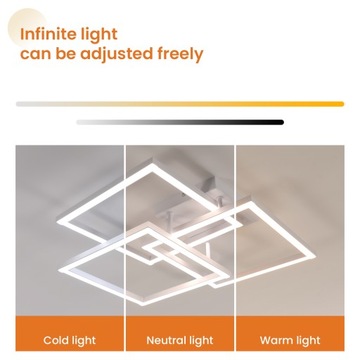 ПОТОЛОЧНЫЙ СВЕТИЛЬНИК С РЕГУЛИРУЕМОЙ РЕГУЛИРОВАНИЕМ СВЕТОДИОДНОЙ САМОЛЕТКИ, БЕЛЫЙ ПОДВЕСНОЙ СВЕТИЛЬНИК, ЛЮСТРА, ДИСТАНЦИОННЫЙ