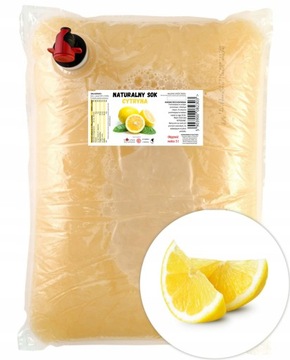 Sok Cytrynowy z Cytryn 100% NFC Tłoczony 5L