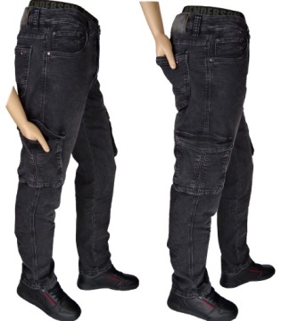 Боевые брюки ST 37 ЧЕРНЫЕ Мытый эласт. Карманы разных размеров