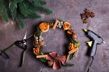 STARS ANISE Ароматный сушеный анис Декоративный Рождественский подарок