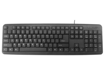GEMBIRD Klawiatura Standardowa USB Czarna KB-U-103