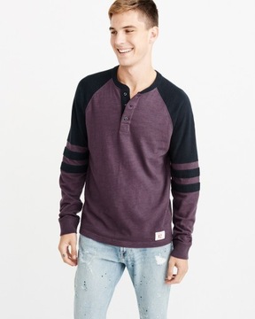 ABERCROMBIE Hollister T-Shirt Longsleeve Henley M