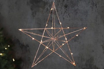 Шведская подвесная звезда LINE COPPER