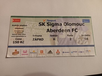 SIGMA OŁOMUNIEC - FC ABERDEEN 06-08-2009