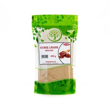 SIEMIĘ LNIANE MIELONE 250g LEN MIELONY JAKOŚĆ