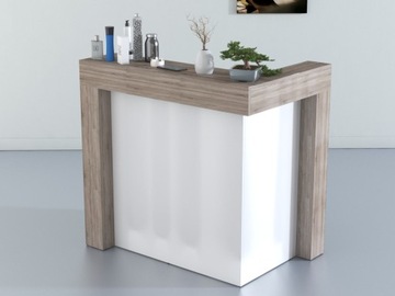 Стойка ресепшн R12 120x80см LED