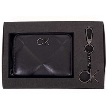 CALVIN KLEIN ZESTAW PORTFEL DAMSKI + BRELOK GIFTBOX