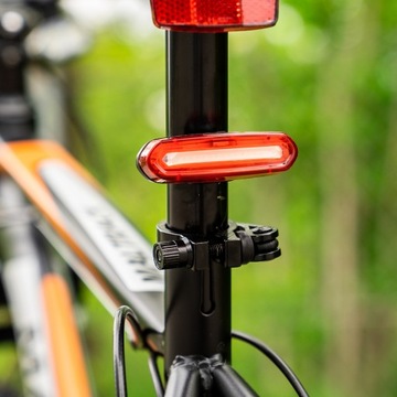 ЗАДНИЙ ВЕЛОСИПЕДНЫЙ ФОНАР СВЕТОДИОДНЫЙ USB-КАБЕЛЬ 120 лм АККУМУЛЯТОР 650 ВРАЩЕНИЕ НА 360 ГРАДУСОВ