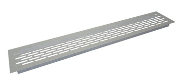ALUMINIOWA KRATKA WENTYLACYJNA - INOX 80x480 mm