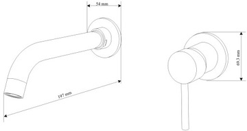 MEXEN ALMA - РАКОВИНА ФАКТУРА, ЗОЛОТО