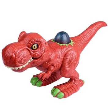 ДИНОЗАВР ТРЕКС ОТКЛАДЫВАЕТ ЯЙЦО, ВЫсиживает МИНИ-ФИГУРУ ДИНО, ХОДИТ, РЕВЕТ СВЕТОДИОД