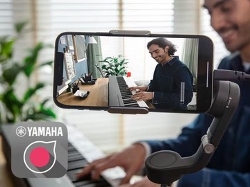 YAMAHA P-225 WH Фортепиано + педаль для фортепиано + подставка