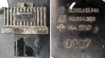 TRAFIC II 2.0dCi OBUDOWA KOMPUTERA PRZEKAŹNIK ŚWIE