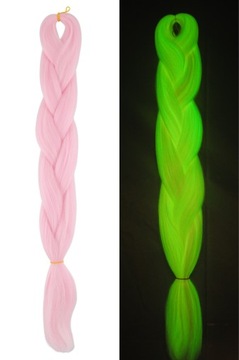 WŁOSY SYNTETYCZNE ŚWIECĄCE W CIEMNOŚCI FL.003