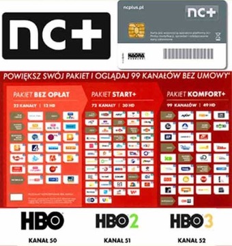 DOŁADOWANIE KART START+ Z KOMFORT+ I HBO NA 5 MIESIĘCY