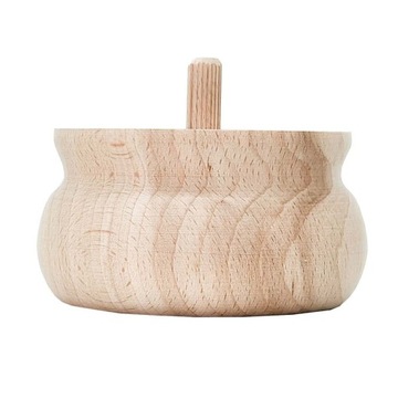 Noga nóżka drewniana z drewna toczona 4.5cm TOE-25
