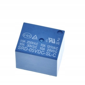 Реле 5В SRD-05VDC-SL-C 10А