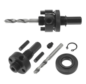 БИМЕТАЛЛИЧЕСКАЯ КОРОНОЧНАЯ ПИЛА 83 ММ + ДЕРЖАТЕЛЬ ДЛЯ БИМЕТАЛЛИЧЕСКИХ КОРОНОЧНЫХ ПИЛОВ 32-200 ММ