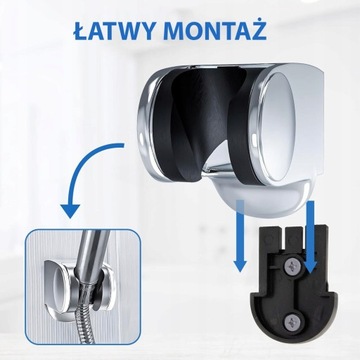 РЕГУЛИРУЕМАЯ ХРОМИРОВАННАЯ РУЧКА ДЛЯ ДУША