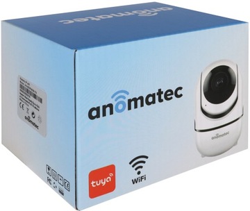 БЕСПРОВОДНАЯ WIFI КАМЕРА ВНУТРЕННЯЯ IP NONENY 4MPX ПРИЛОЖЕНИЕ TUYA ANOMATEC