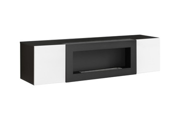 KOMODA WISZĄCA AIR ZW Z KOMINKIEM - front PVC