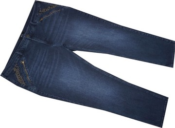 ZIZZI_56_Spodnie JEANS Z ELASTANEM rurki 519