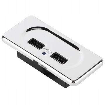 ДВОЙНАЯ USB-РОЗЕТКА ДЛЯ ЗАРЯДКИ 12/24 В, 3,1 А, СВЕТОДИОДНАЯ РОЗЕТКА ДЛЯ ПРИЦЕПА KEMPIN RV