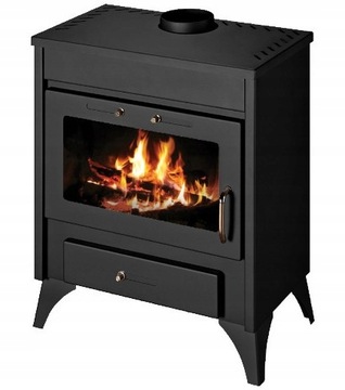 PIEC PIECYK KOZA KOMINEK WOLNOSTOJĄCY NA DREWNO RAY MAX 13kW