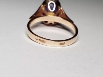 ZŁOTY PIERŚCIONEK 585 14K ROZMIAR 20 5,92G