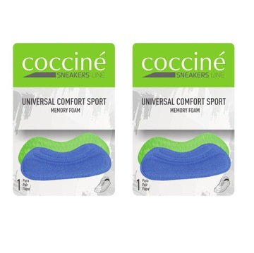 2x Zestaw Zapiętki do Butów Sportowych Universal Comfort Coccine Trwałe