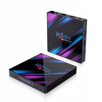 Smart TV Box H96 MAX 4 GB / 64 GB ANDROID DEKODER NETFLIX 4K WIFI ULTRA HD