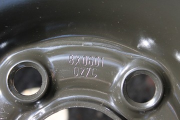 4× DISK OCELOVÝ AUDI OE 8X0601027C 6.0" X 15" 5X100 ET 29
