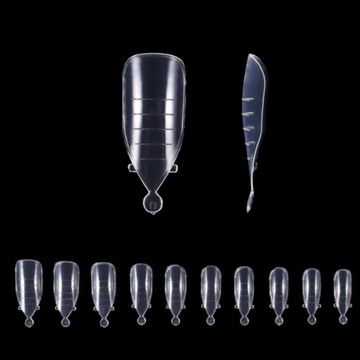 DUAL FORMS do ŻELU 12szt woreczek STILETTO