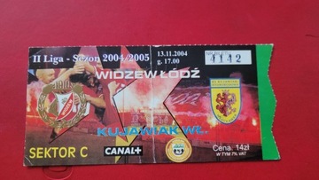 Bilet Widzew Łódź - Kujawiak